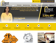 Tablet Screenshot of myfnbbank.com